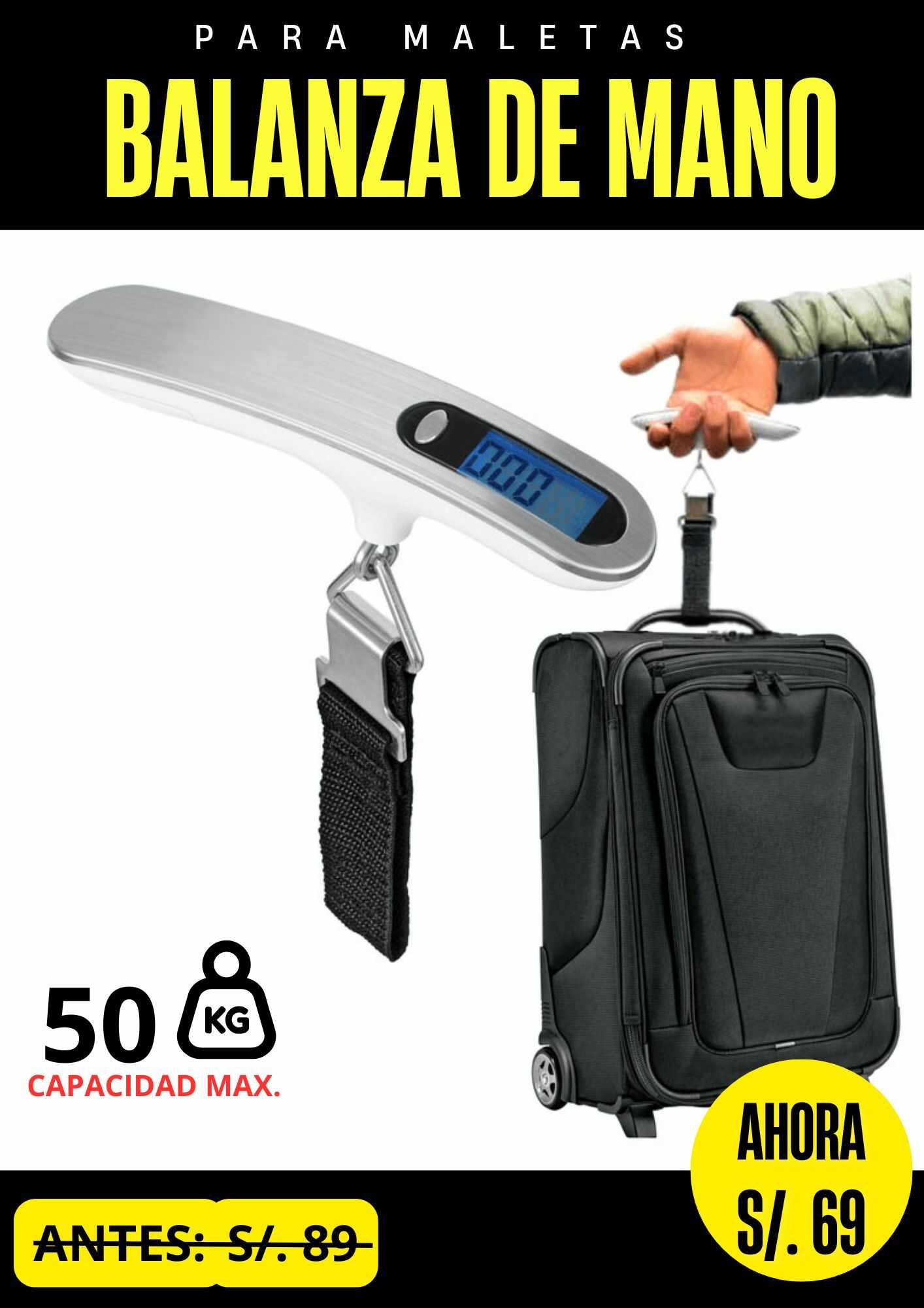 BALANZA DIGITAL PARA MALETA ✈